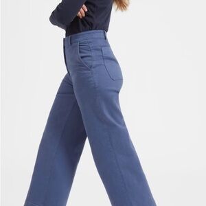 Stylish Blue Wide-Leg everlane Pants